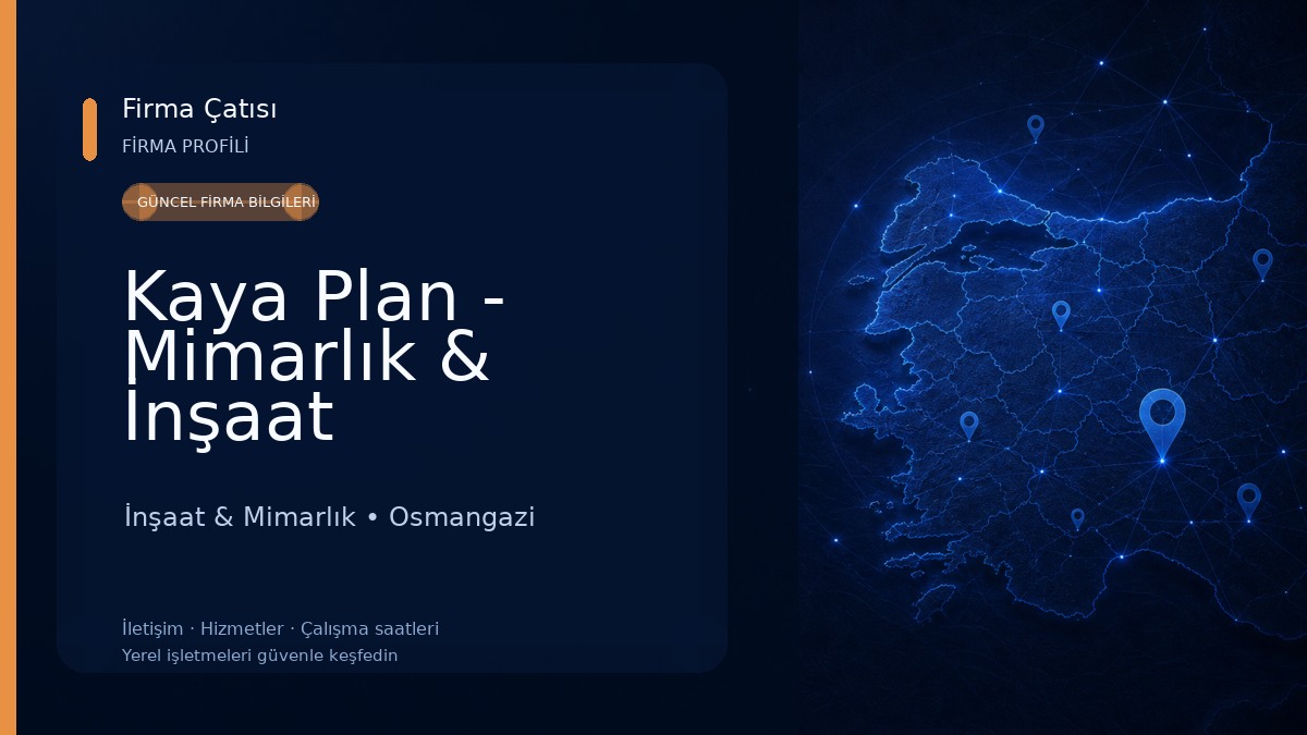 Kaya Plan - Mimarlık & İnşaat İnşaat & Mimarlık