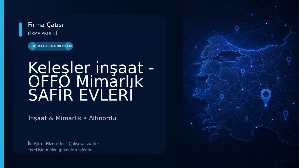 Keleşler inşaat - OFFO Mimarlık SAFİR EVLERİ ORDU İnşaat & Mimarlık
