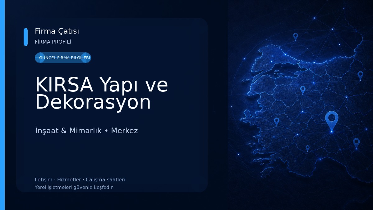 KIRSA Yapı ve Dekorasyon İnşaat & Mimarlık