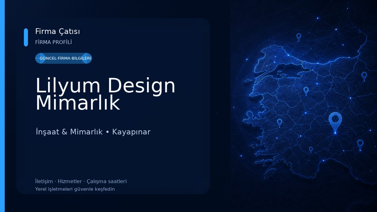 Lilyum Design Mimarlık İnşaat & Mimarlık