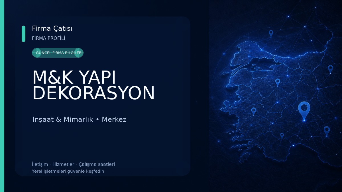 M&K YAPI DEKORASYON İnşaat & Mimarlık