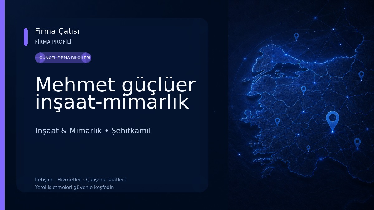 Mehmet güçlüer inşaat-mimarlık İnşaat & Mimarlık