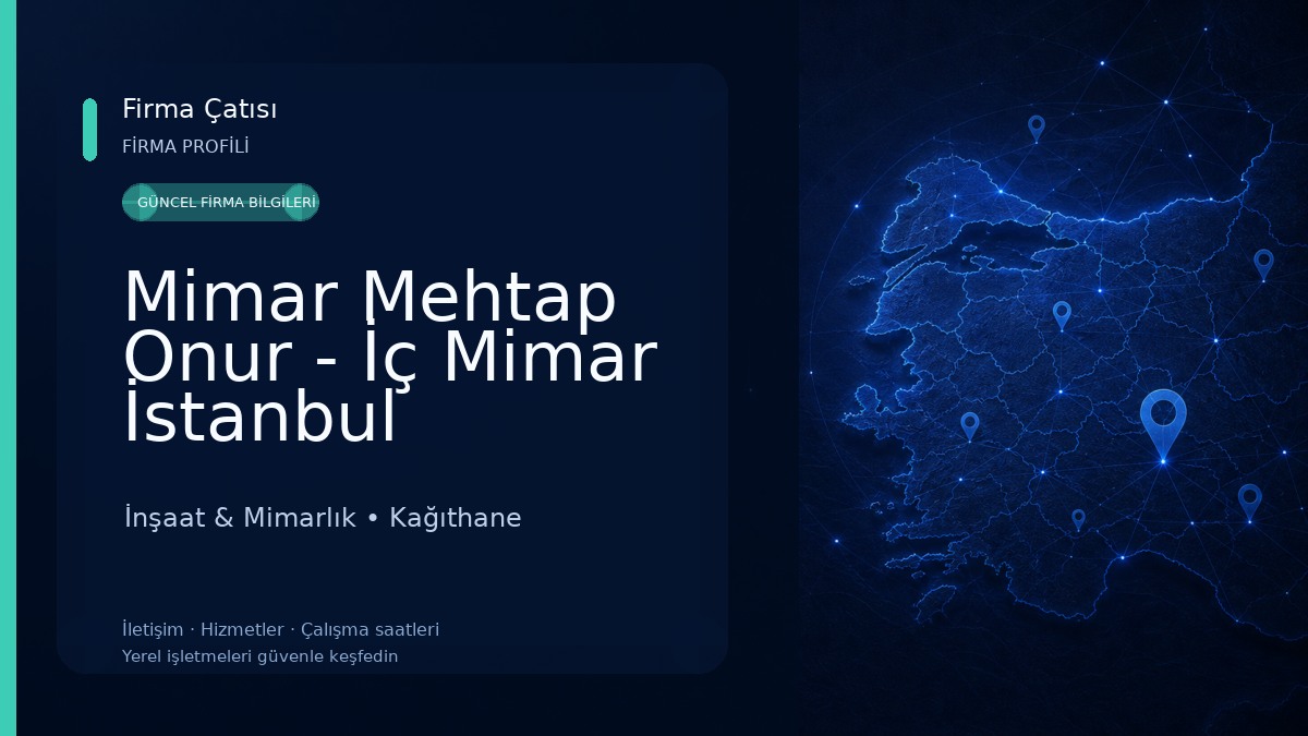 Mimar Mehtap Onur - İç Mimar İstanbul İnşaat & Mimarlık