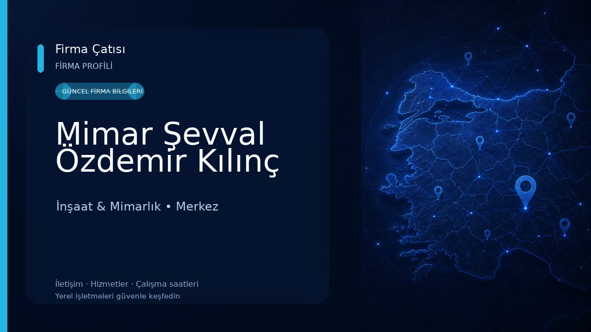 Mimar Şevval Özdemir Kılınç İnşaat & Mimarlık