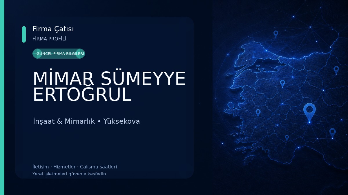 MİMAR SÜMEYYE ERTOĞRUL 
