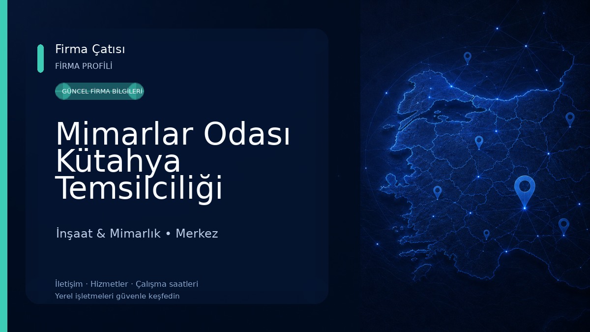Mimarlar Odası Kütahya Temsilciliği