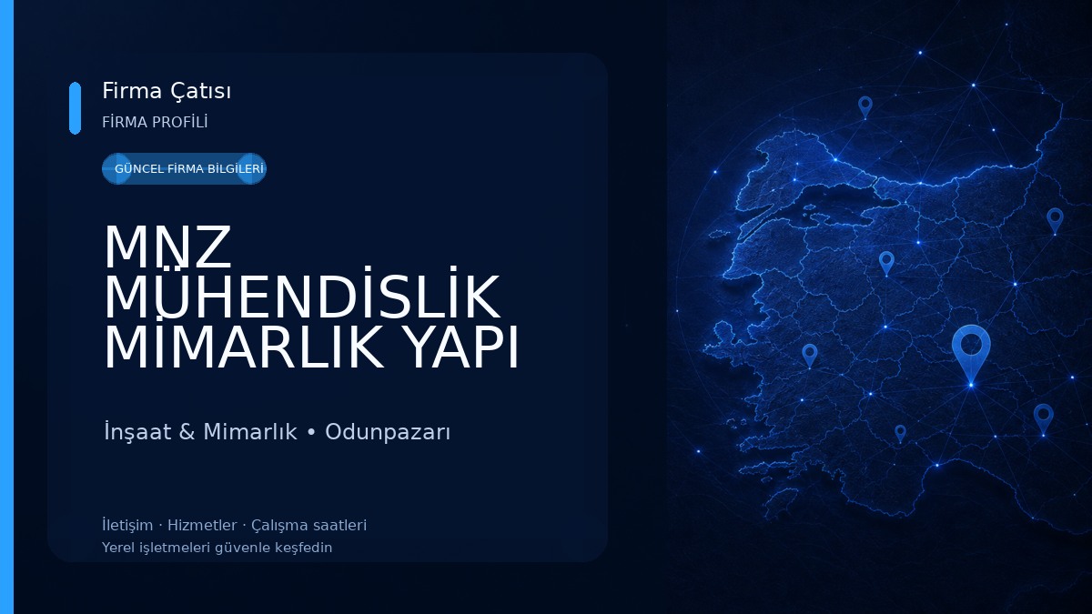 MNZ MÜHENDİSLİK MİMARLIK YAPI İNŞAAT GIDA SANAYİ VE TİCARET LİMİTED ŞİRKETİ. İnşaat & Mimarlık