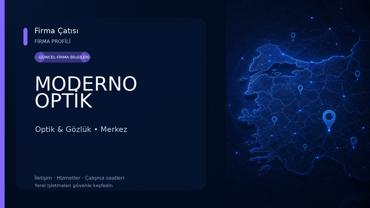 MODERNO OPTİK Optik & Gözlük