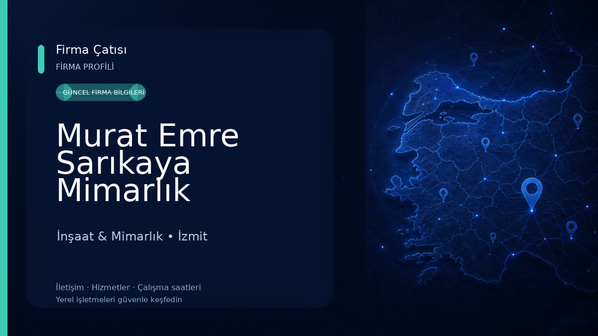 Murat Emre Sarıkaya Mimarlık 