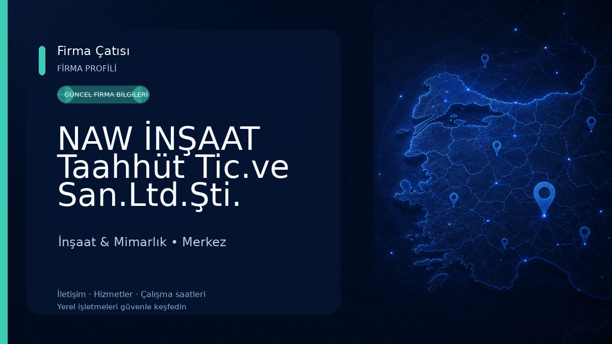 NAW İNŞAAT Taahhüt Tic.ve San.Ltd.Şti. İnşaat & Mimarlık