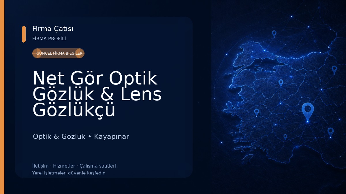 Net Gör Optik Gözlük & Lens Gözlükçü Optik & Gözlük