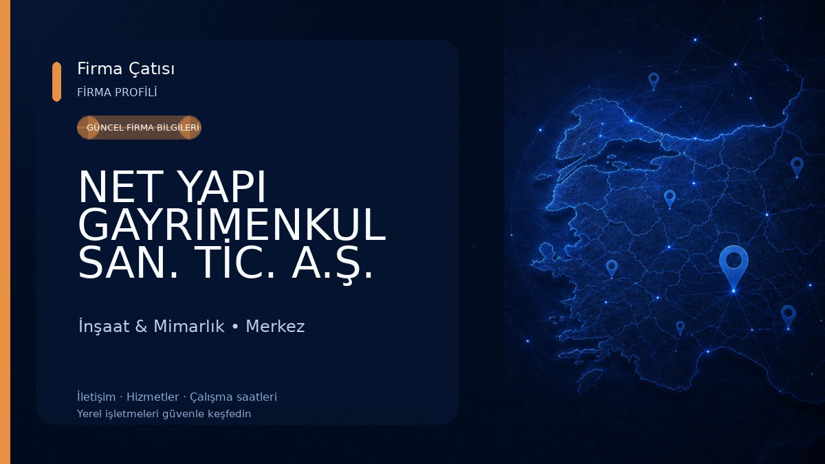 NET YAPI GAYRİMENKUL SAN. TİC. A.Ş.