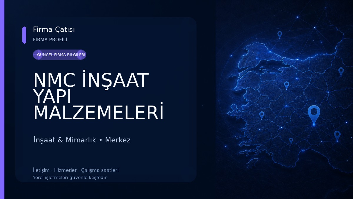 NMC İNŞAAT YAPI MALZEMELERİ İnşaat & Mimarlık