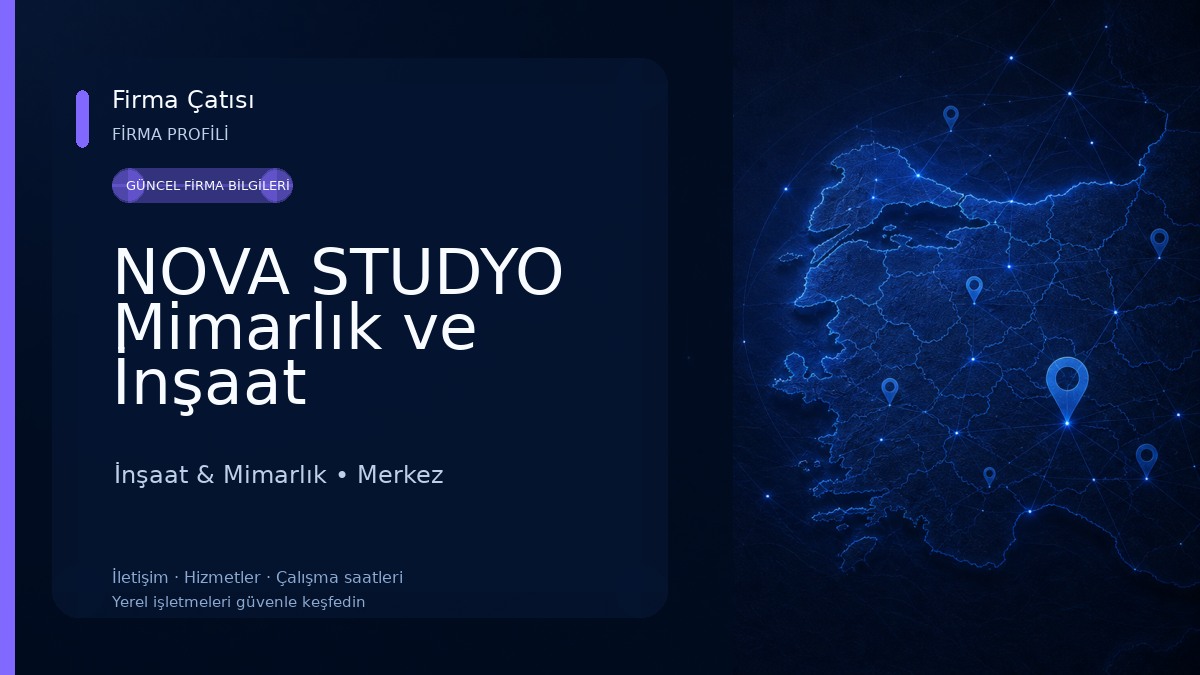 NOVA STUDYO Mimarlık ve İnşaat İnşaat & Mimarlık