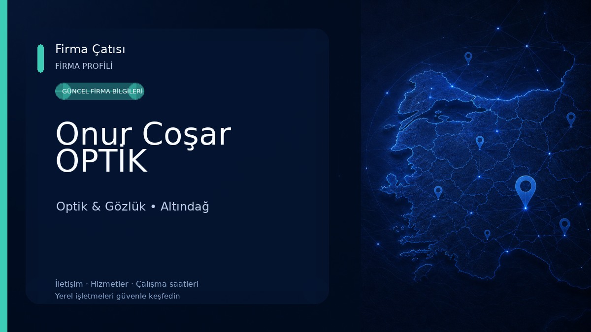 Onur Coşar OPTİK Optik & Gözlük