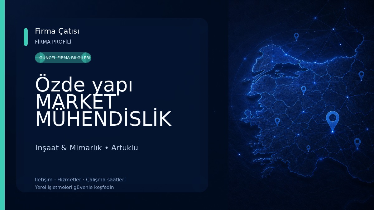 Özde yapı MARKET MÜHENDİSLİK İNŞAAT LTD ŞTİ
