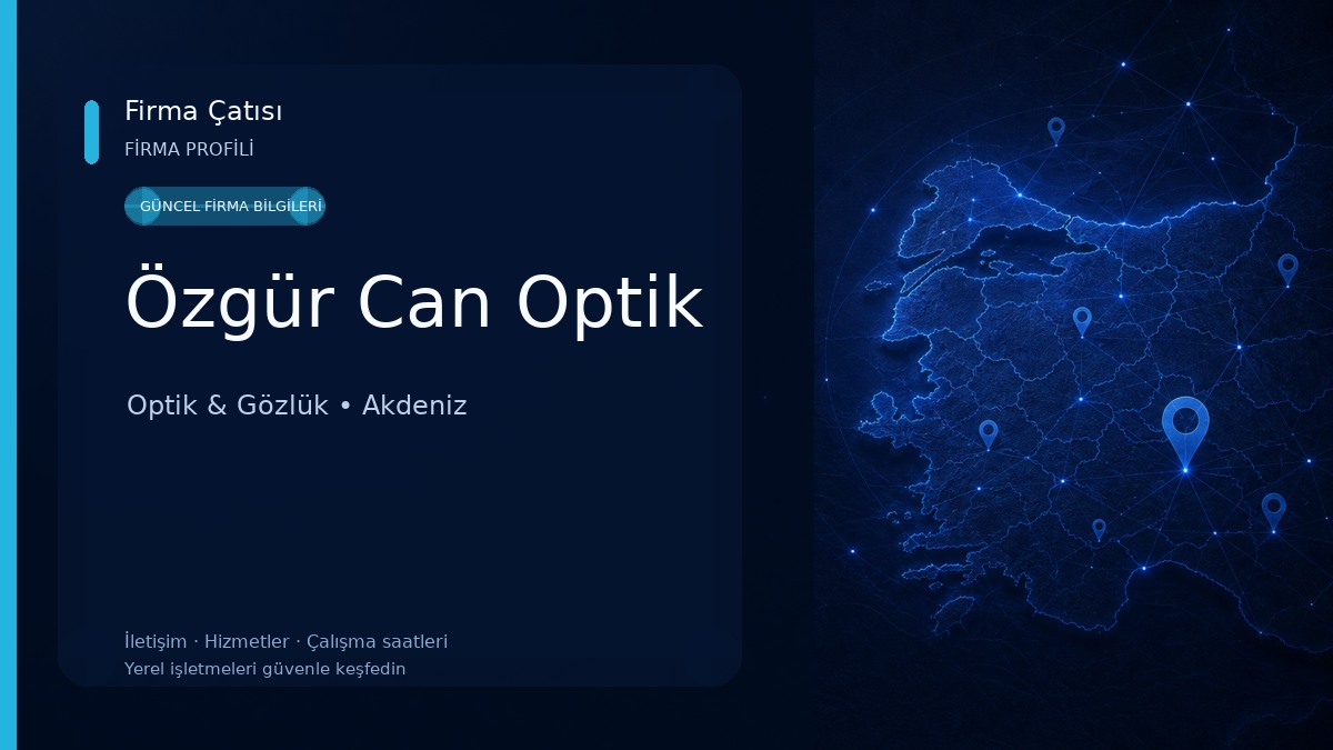 Özgür Can Optik Optik & Gözlük