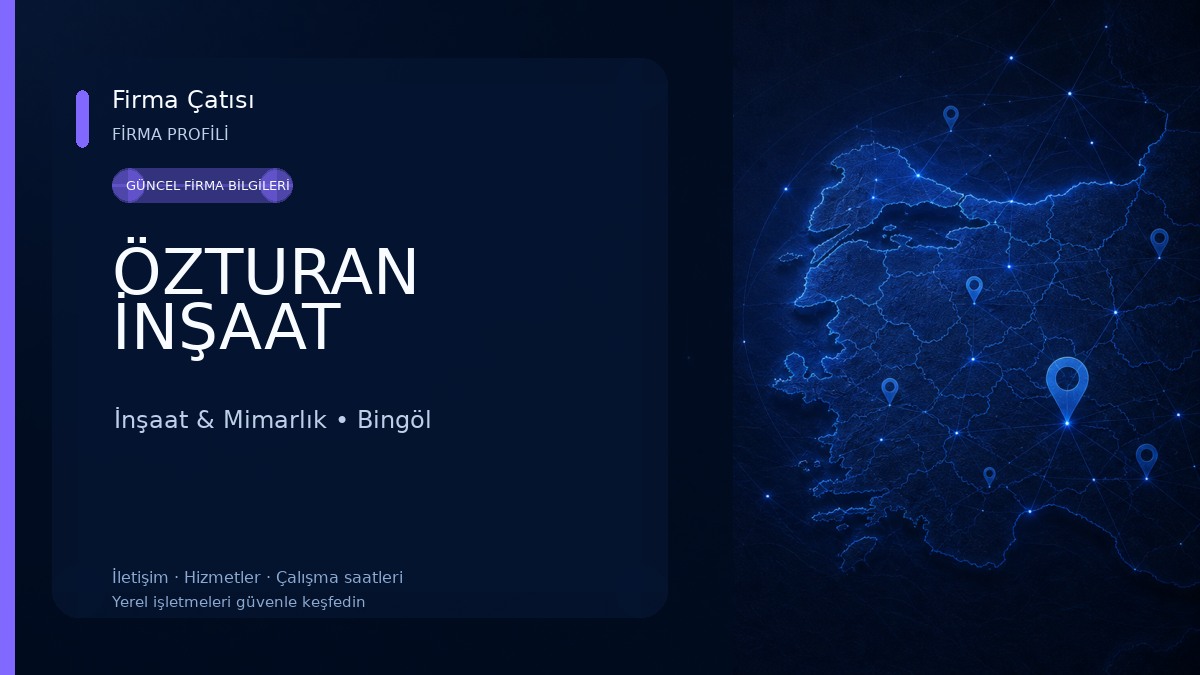 ÖZTURAN İNŞAAT İnşaat & Mimarlık