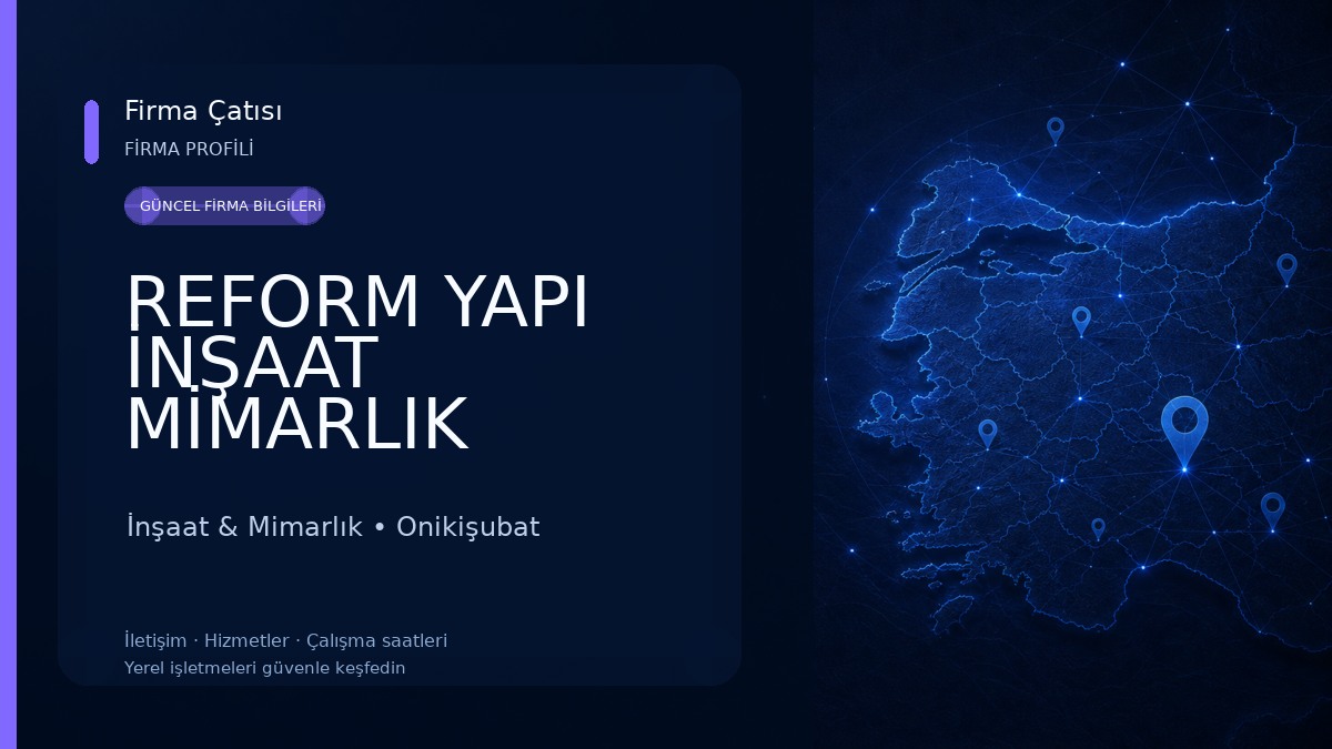 REFORM YAPI İNŞAAT MİMARLIK