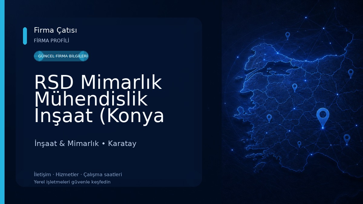 RSD Mimarlık Mühendislik İnşaat (Konya Mimarlık, Konya İç Mimarlık, Konya Anahtar Teslim Villa, Konya Ev Proje)