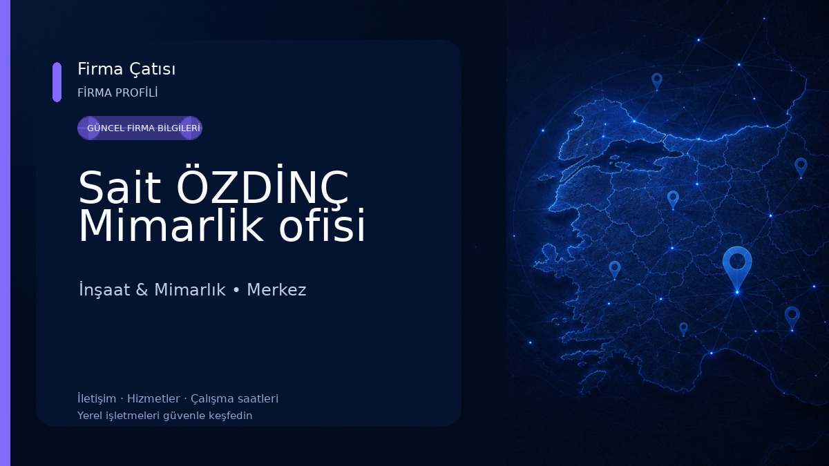 Sait ÖZDİNÇ Mimarlik ofisi