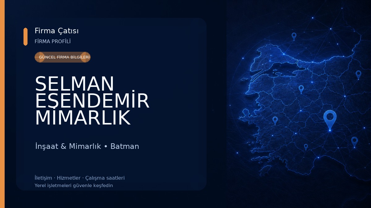 SELMAN ESENDEMİR MİMARLIK İnşaat & Mimarlık