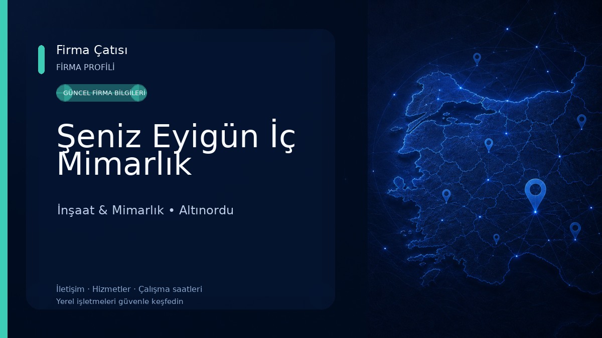 Şeniz Eyigün İç Mimarlık İnşaat & Mimarlık