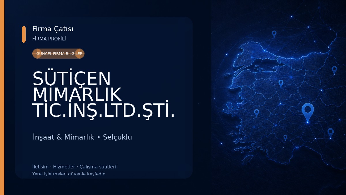 SÜTİÇEN MİMARLIK TİC.İNŞ.LTD.ŞTİ. İnşaat & Mimarlık