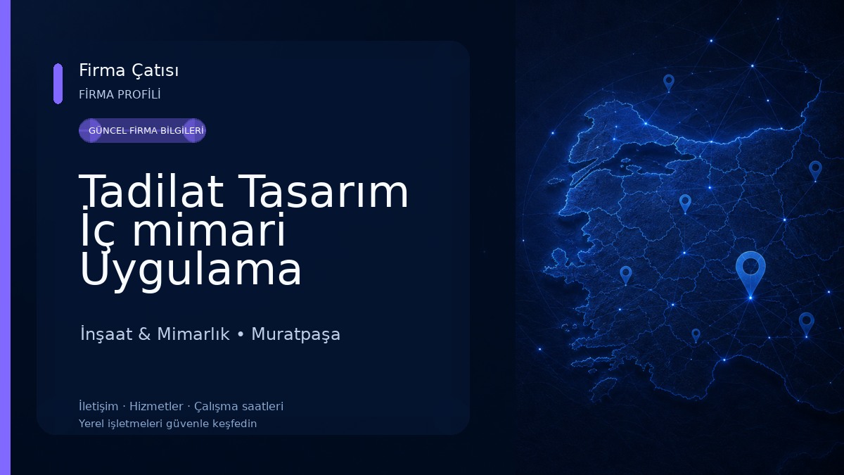 Tadilat Tasarım İç mimari Uygulama Antalya FeD Global Yapı İnşaat & Mimarlık