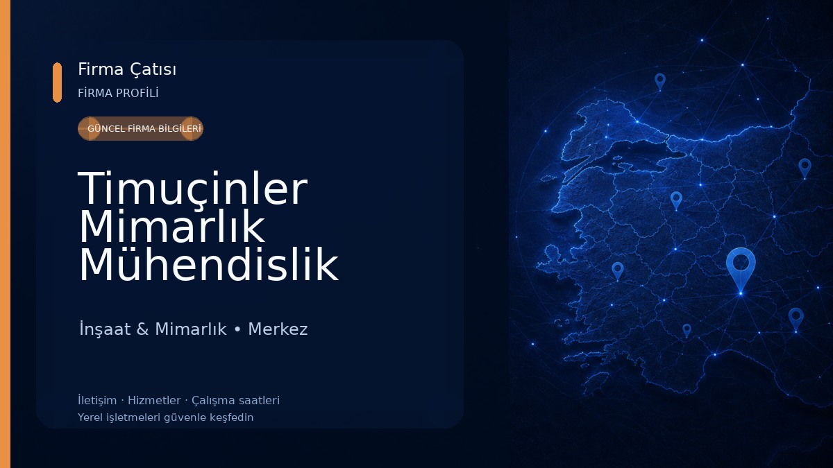 Timuçinler Mimarlık Mühendislik İnşaat İnşaat & Mimarlık