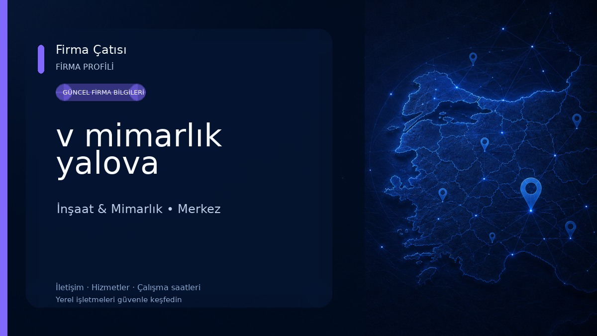 v mimarlık yalova