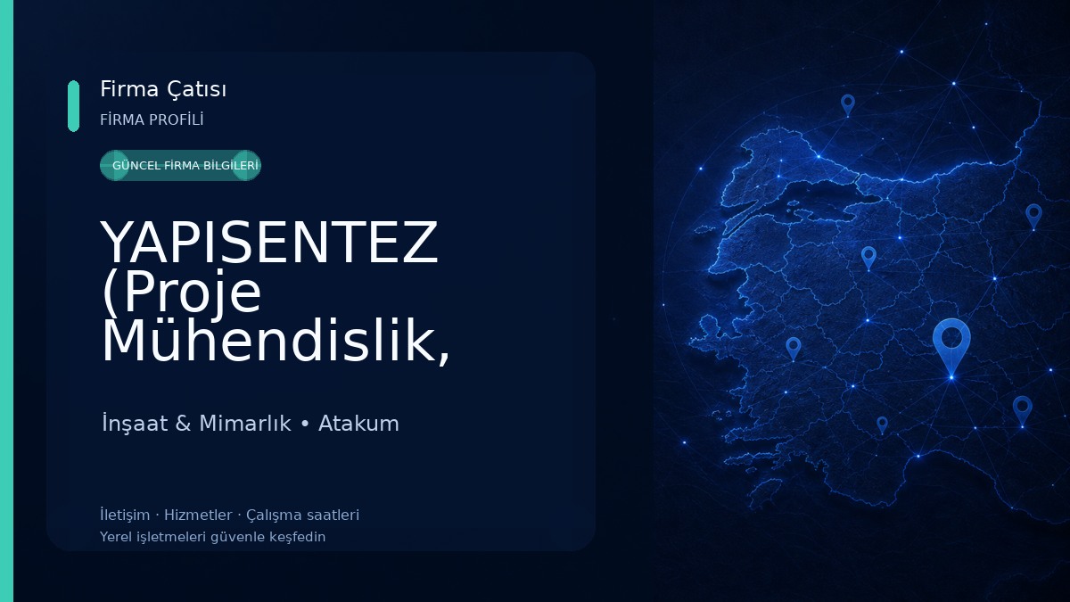 YAPISENTEZ (Proje Mühendislik, Mimarlık, Tasarım, Anahtar Teslim Villa Tadilatı, İnşaat Uygulamaları ve Proje Danışmanlık.)