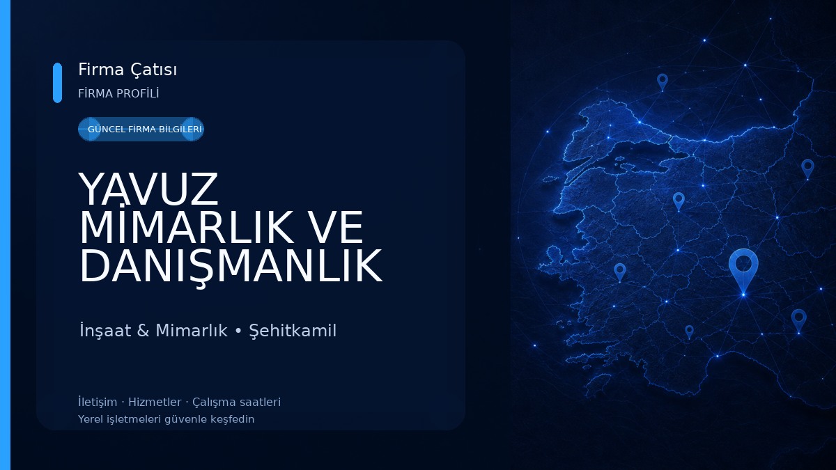YAVUZ MİMARLIK VE DANIŞMANLIK İnşaat & Mimarlık