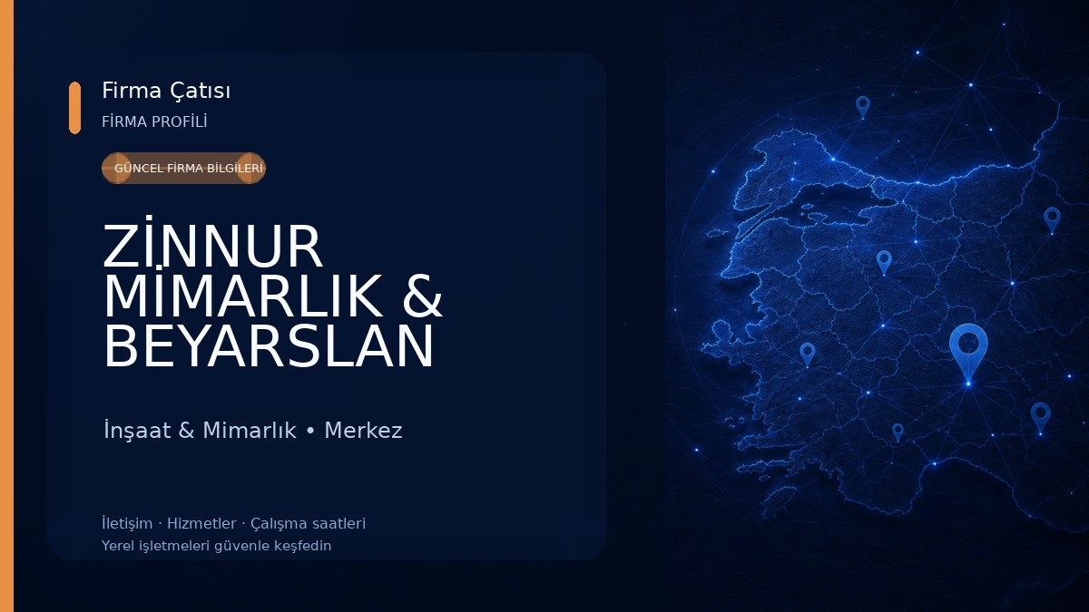 ZİNNUR MİMARLIK & BEYARSLAN ŞEHİRCİLİK VE İNŞAAT ŞİRKETİ İnşaat & Mimarlık